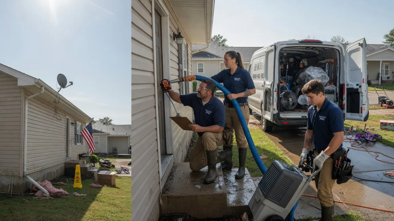 Ceiling Water Damage Restoration in Saint George, GA near me